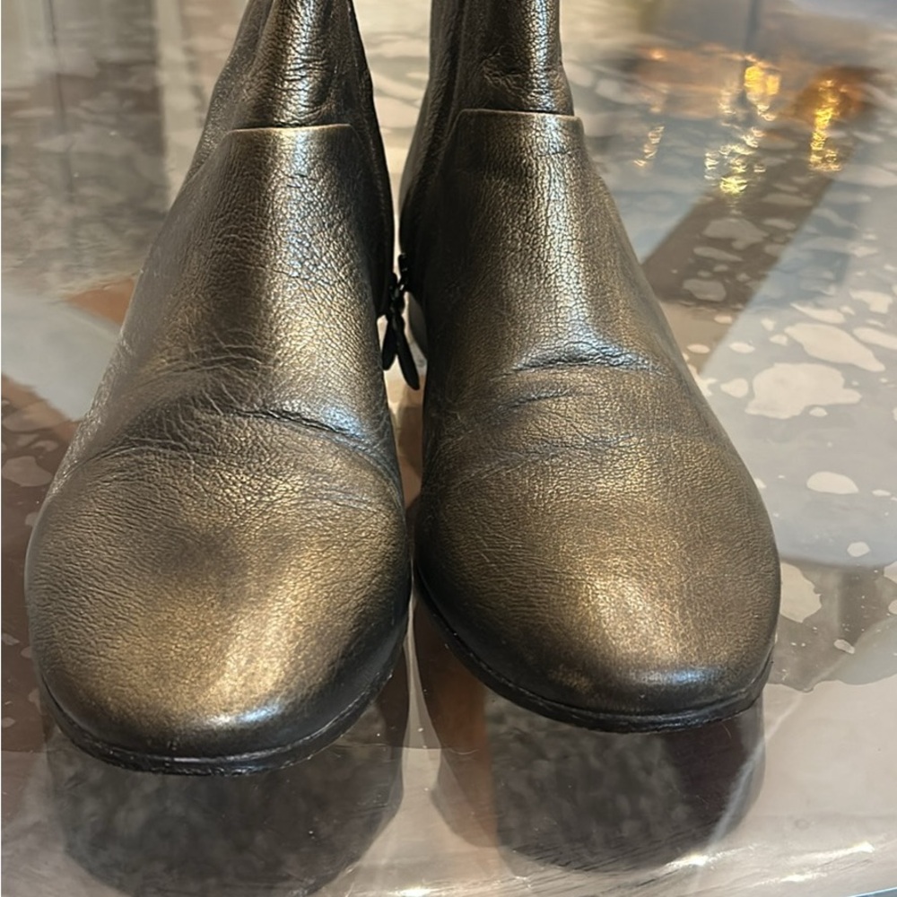 Cole Haan Metallic Ankle Boots